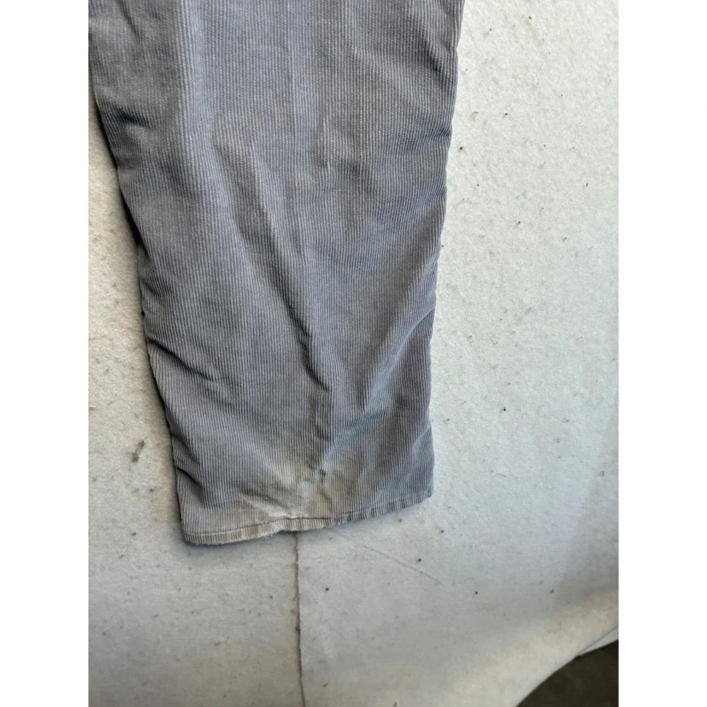 Vintage Rustler Mens Corduroy Pants Gray Regular Fit 89661SM USA Made 38x32